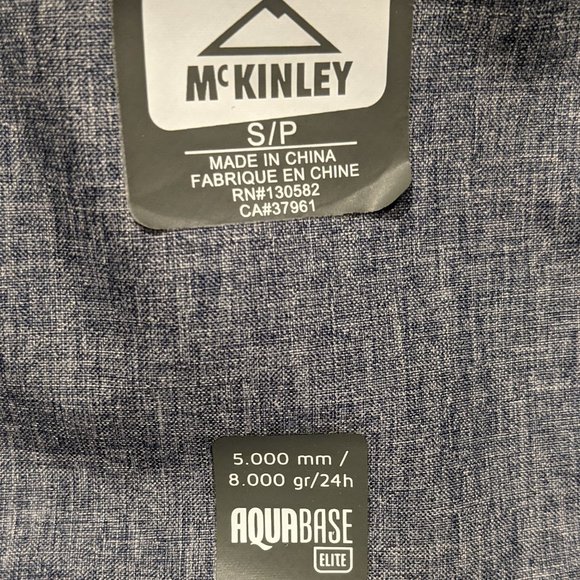 McKinley Blue Zip up Hooded Jacket Small - Picture 7 of 12